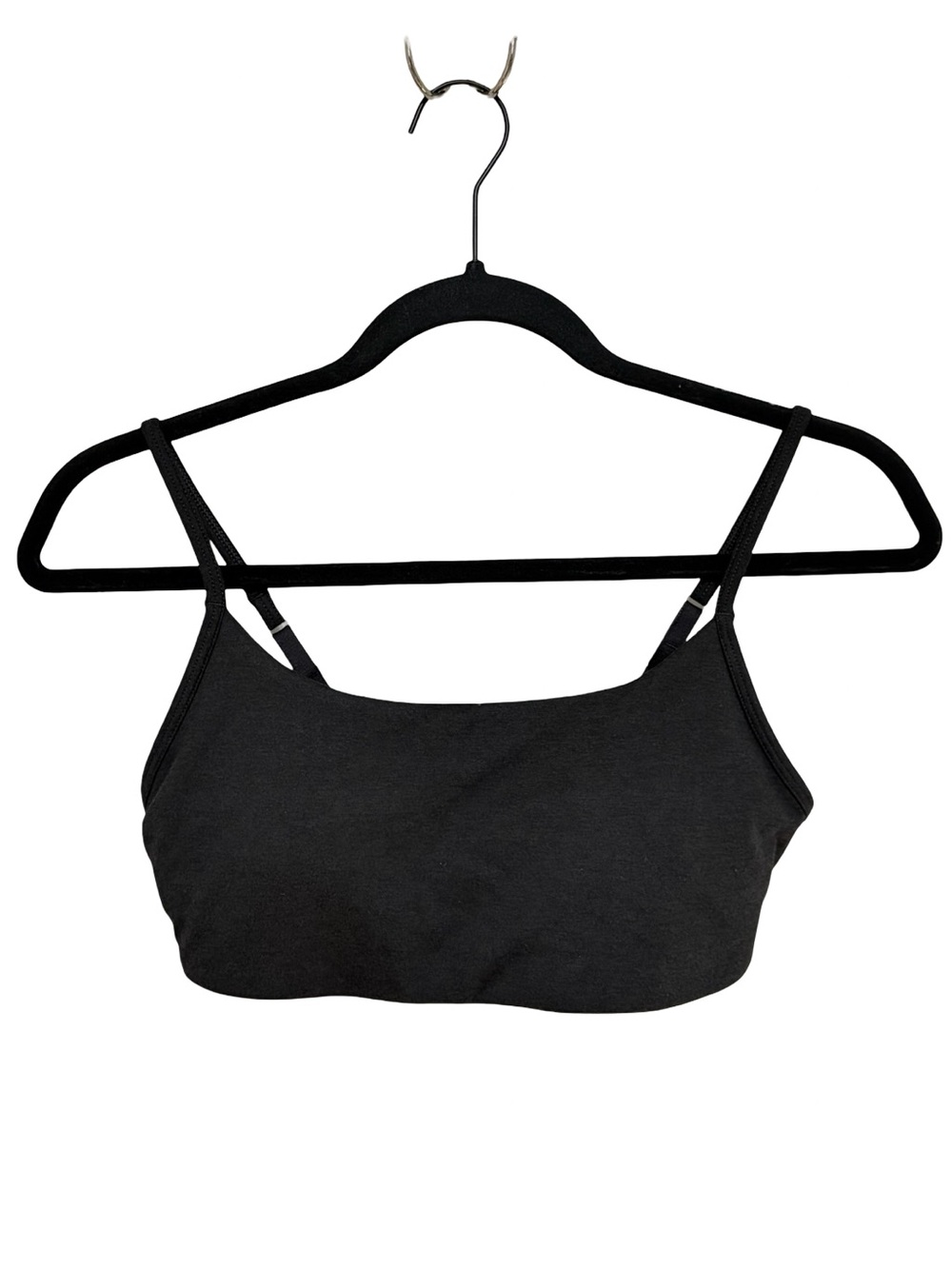 Vuori Halo Essential Bra in Black Heather - Size S
